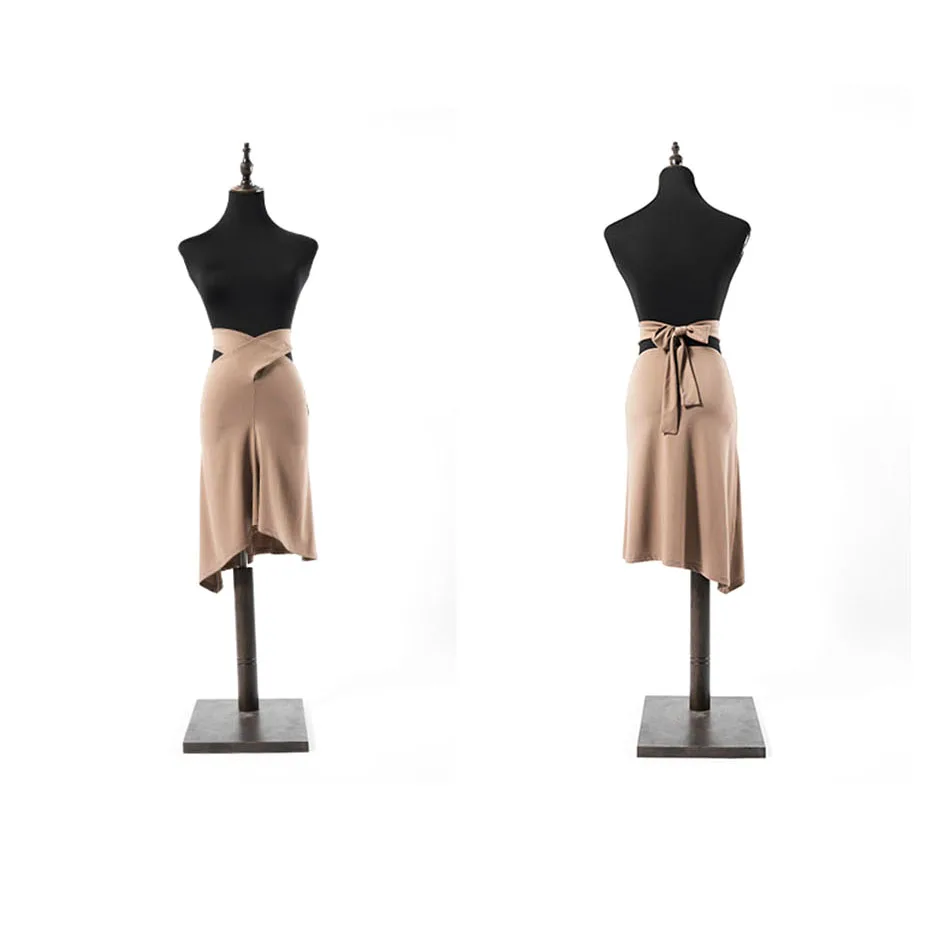 Женское платье для латинских танцев дизайнерская юбка бальных самбы Танго чача