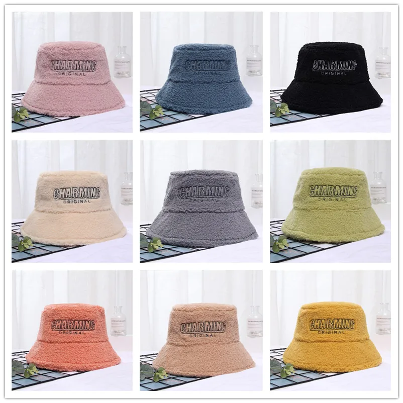 

Catei Karrui New hat girl autumn high quality plush lamb hair hat brand design adjustable cute fashion girl hat free shipping