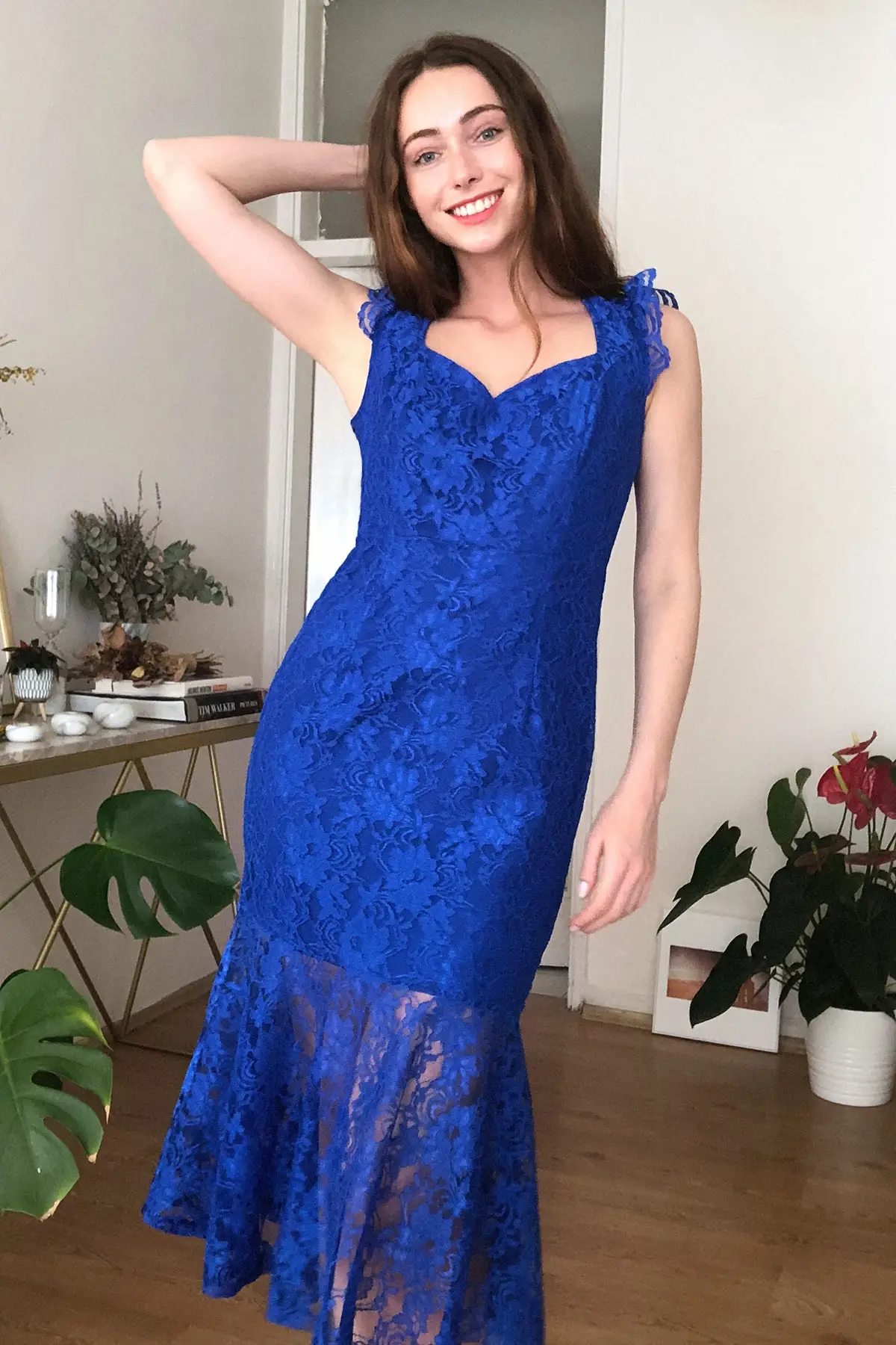 Кружевное платье Trendyol TPRSS19UT0108 | Женская одежда