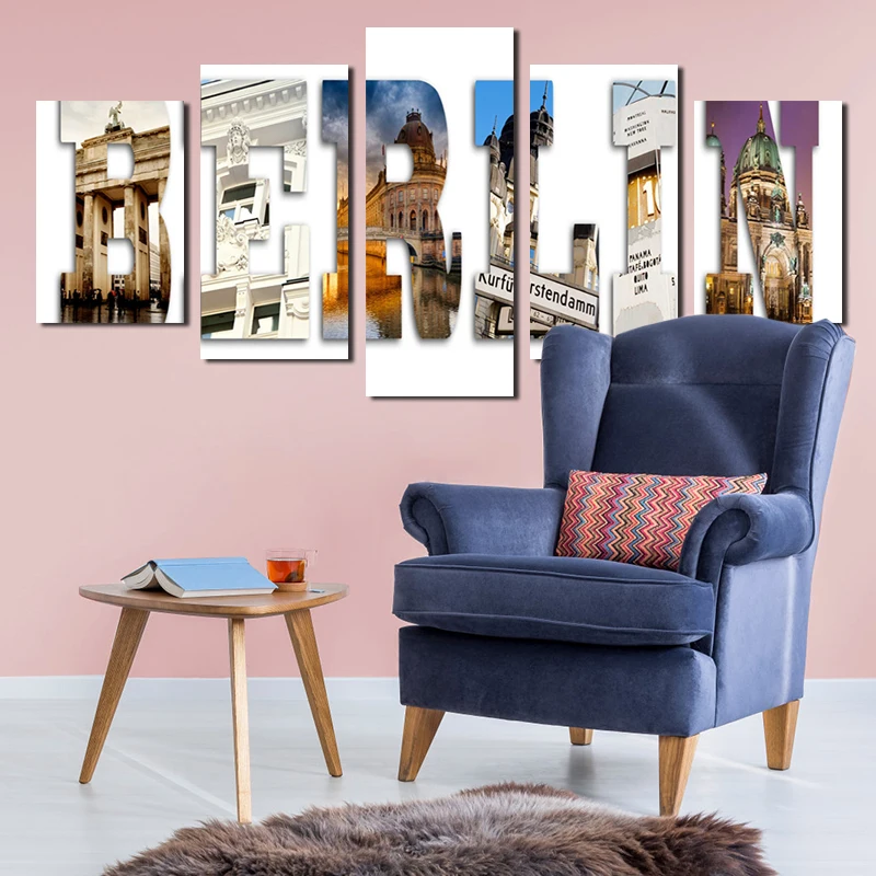 

Canvas Decoration Frameless Painting Living Room Pentasty Painting Oil Painting Castle Letter Painting Studio Study Room Layout