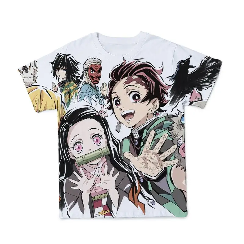 

Demon Slayer Anime Shirt For Men Manga T-Shirts Camisetas Roupas Masculinas Koszulki Chemise Homme Camisas De Hombre Poleras