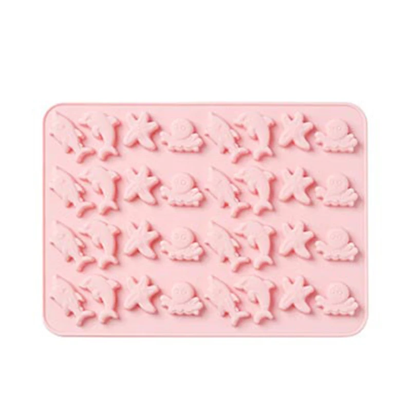 

Cartoon Cute Silicone Mold DIY Ice Tray Chocolate Candy Mold Baking Tool For Kitchen Baking DC120