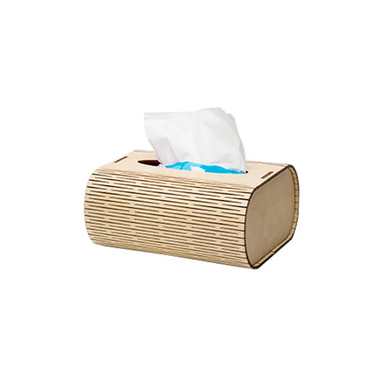 

Simple Solid Wood Tissue Box Roll Paper Tray Home Hotel Napkin Tray Living Room Coffee Table Creative Wooden Napkin Tray