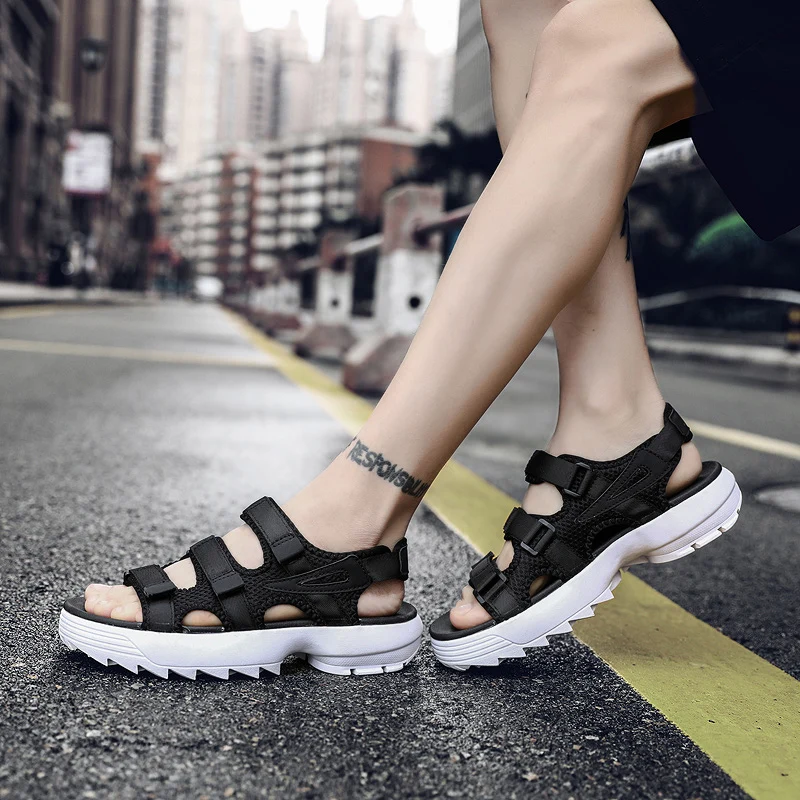 

Sandalia Rasteira Sandalet Erkek Sandalias For Man Summer Shoes Men Beach Sandals Sport Roman Sandale Homme Ete Hombre