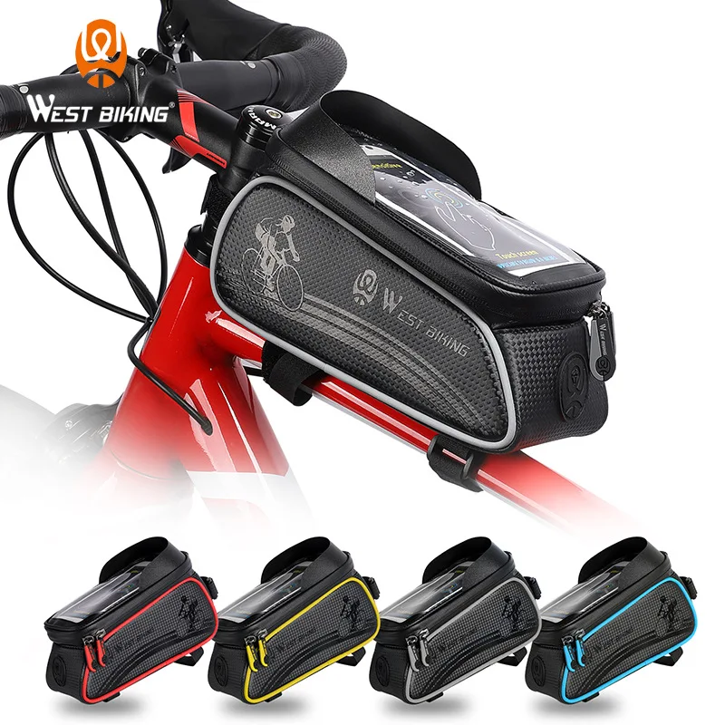 

Bicycle Accessories Reflective Car Bag Cycling Front Bag Mobile Phone Bag Top Tube Bag Waterproof Front Beam Bag