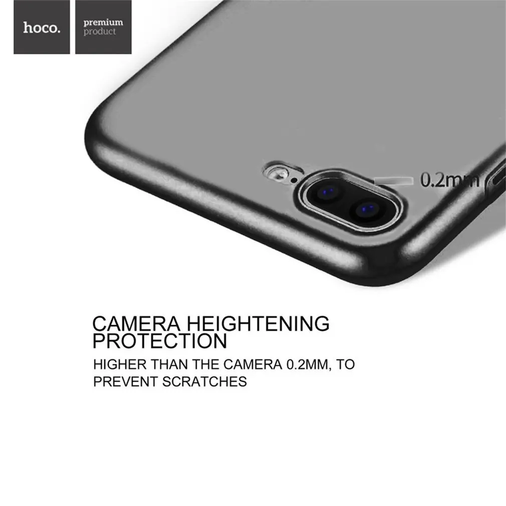 HOCO для iPhone7/для iPhone7 Plus матовый корпус Премиум Защитный чехол Роскошный тонкий с