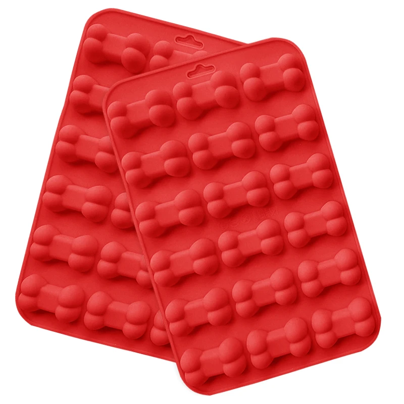 Щенок кость формы для фруктового льда силикона лакомство пресс-формы мыла