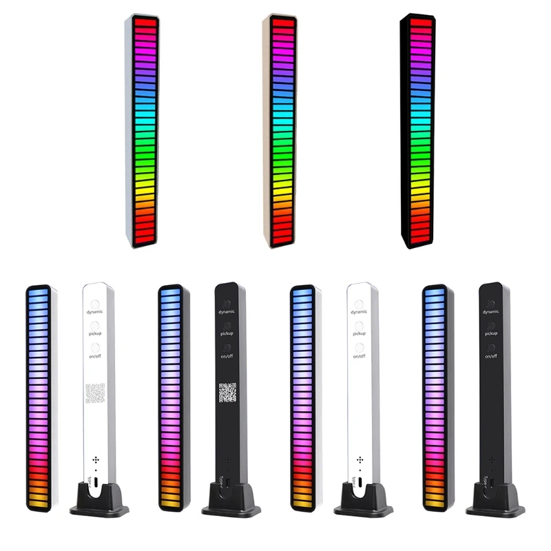 85WD LED Car Atmosphere Light Charging Voice Control Decoration Accessories with Multi Mode Display for Desktop Home | Компьютеры и