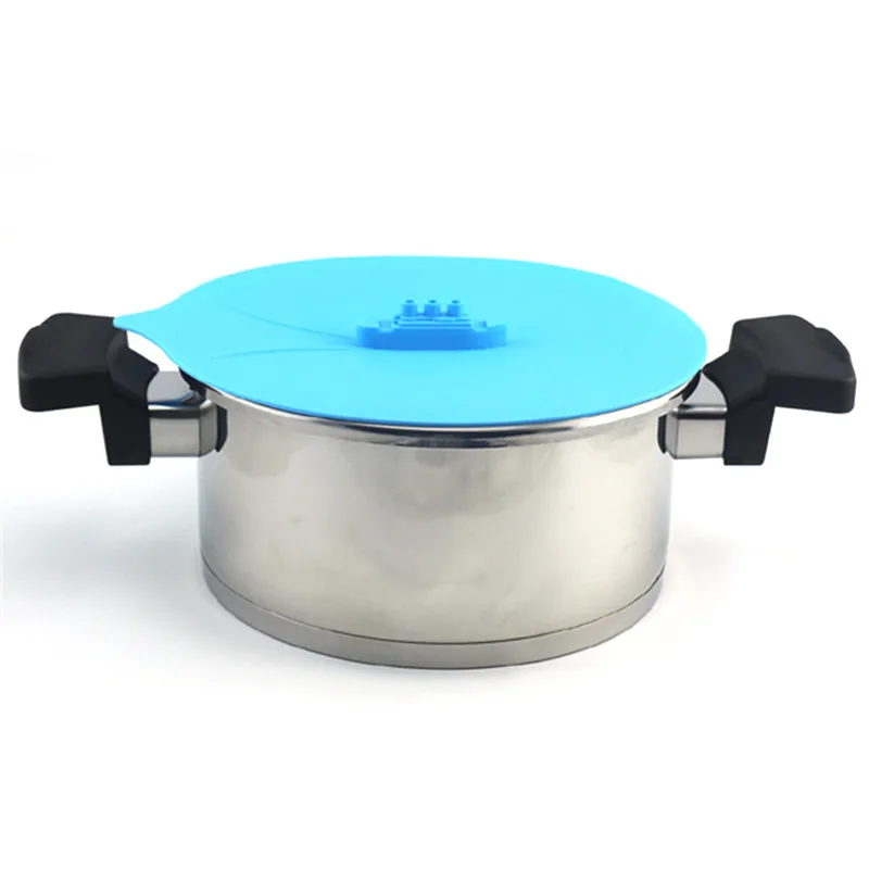 3 шт./компл. синие силиконовые кухонные инструменты посуда кастрюля крышка для