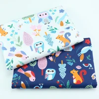 owl printed 100 cotton fabric cotton patchwork fabric for diy sewing quilting fat quarters material for babychild