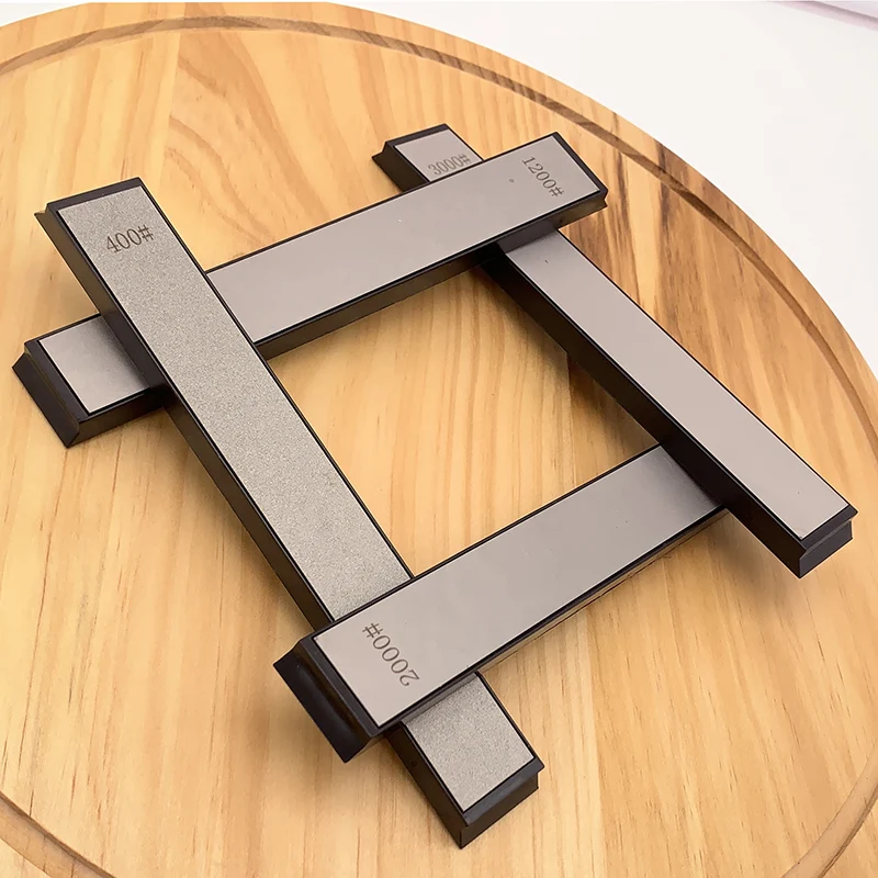 

4 шт., алмазный камень, фиксированная угловая точилка, специализированная быстрая заточка ножей, точильный камень, точильный камень, бар, зат...