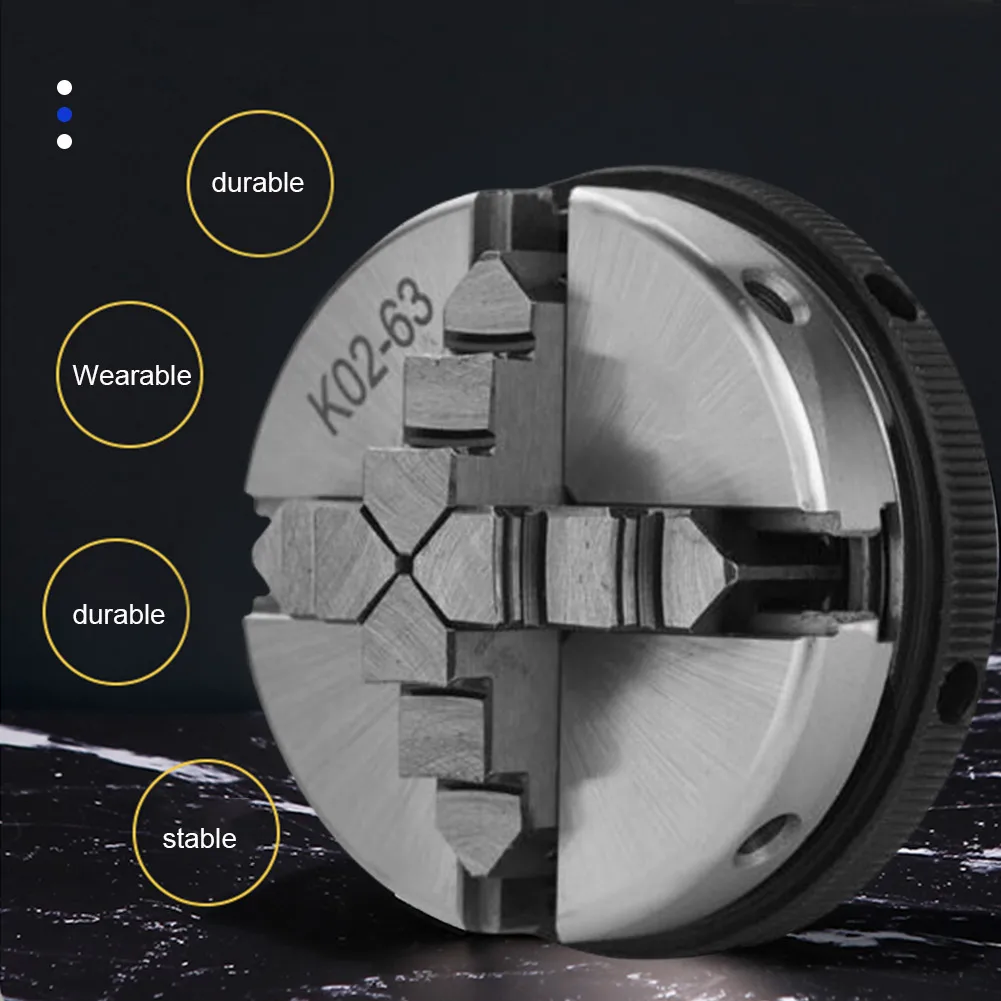 

4 челюсти, легкая установка, прочная сталь, широкий диапазон зажимов, аксессуары для станков, Самоцентрирующийся промышленный мини токарный...