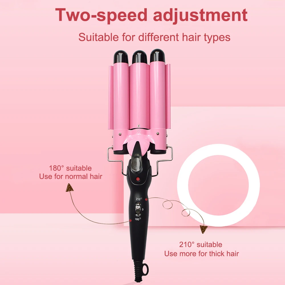 Стайлер для сухих и влажных волос с европейской вилкой устройство завивки