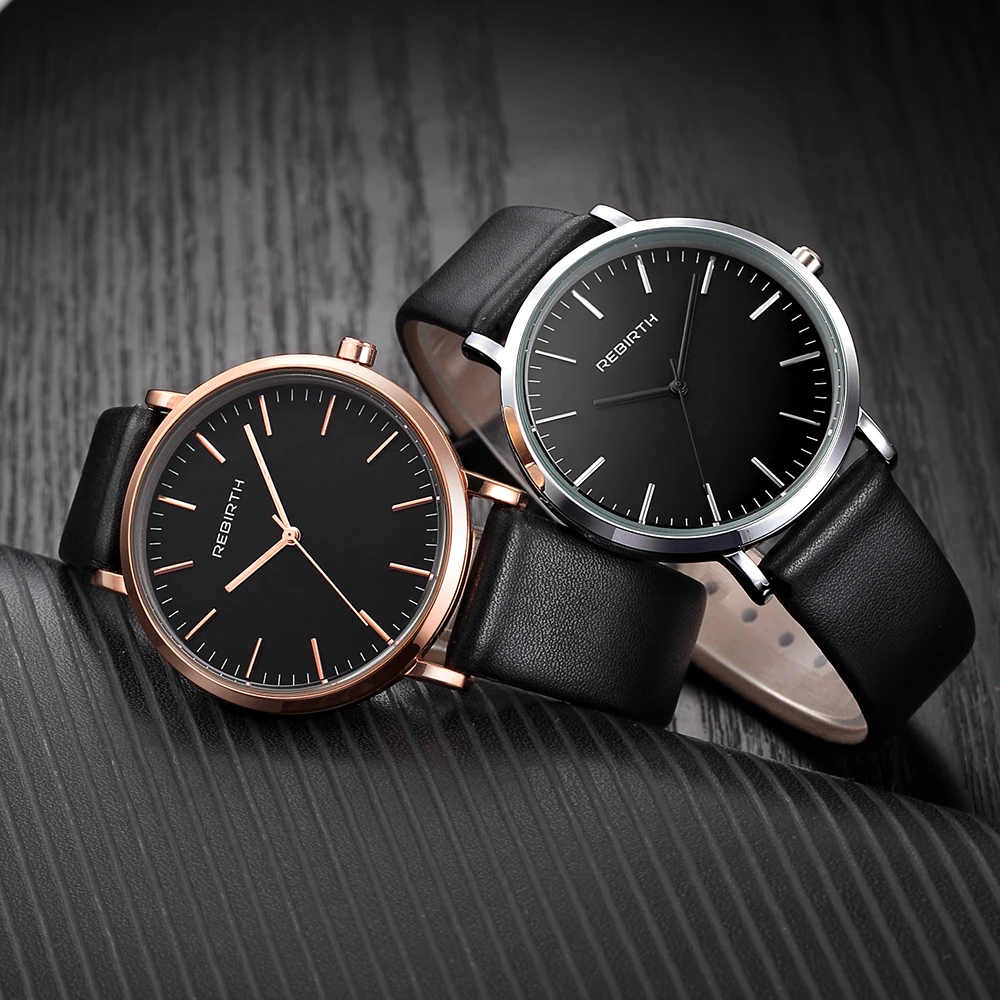 Genuine PU Women Watches Top Brand Elegant Unisex Casual Analog Clock Business Watch Men Wristwatch Ladies Gold Dress Male | Дом и сад