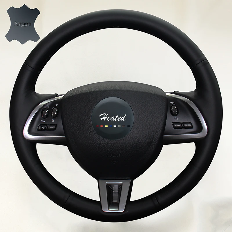Наппа кожаный чехол на руль автомобиля для Jaguar xf volante Оплетка руль|wheel steering
