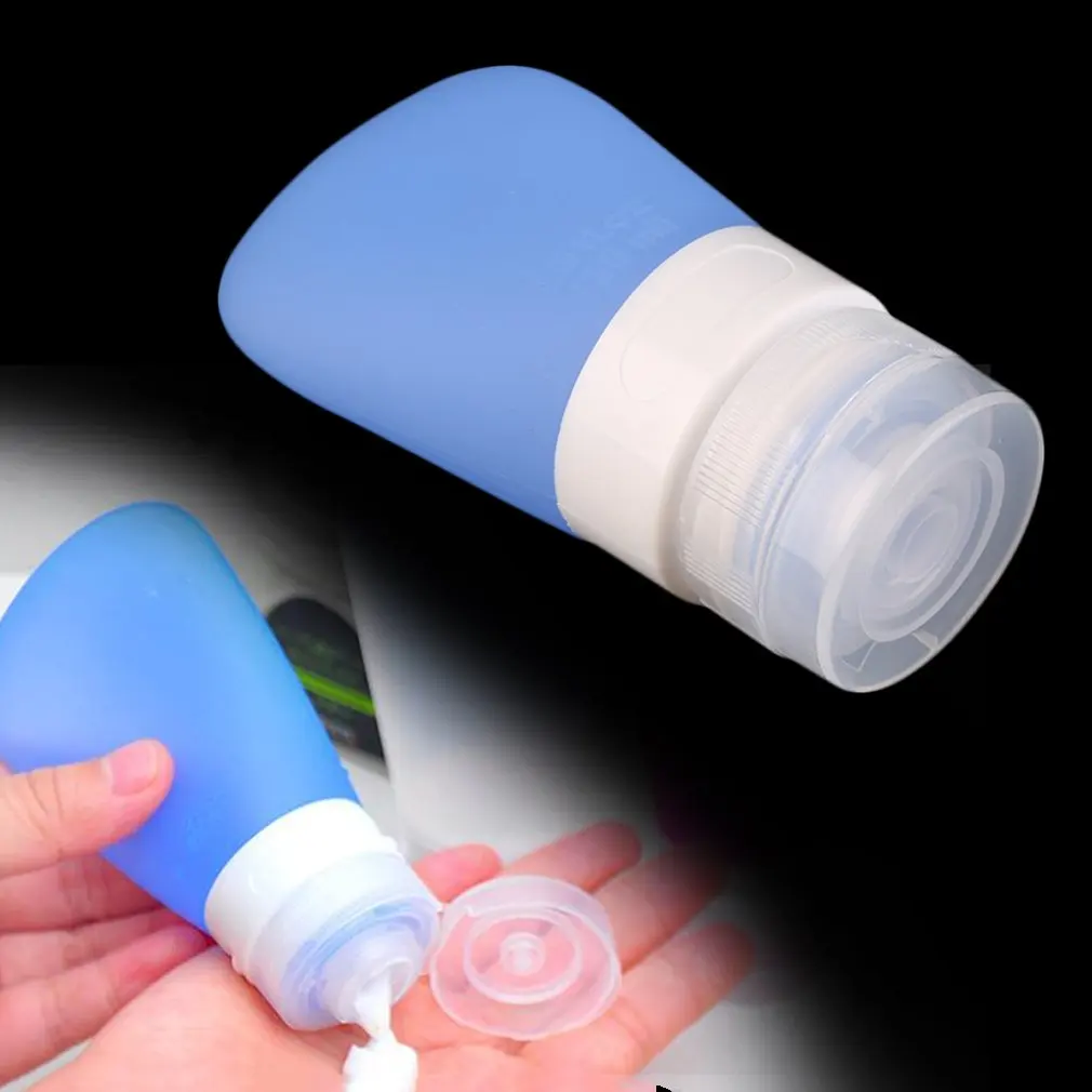 Sucker Shaped Портативный Силиконовый Путешествия Пустой многоразового бутылка