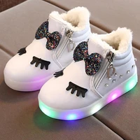 size 21 30 luminous sneakers for baby led light up shoes children anti slippery glowing shoes girls sneakers with luminous sole