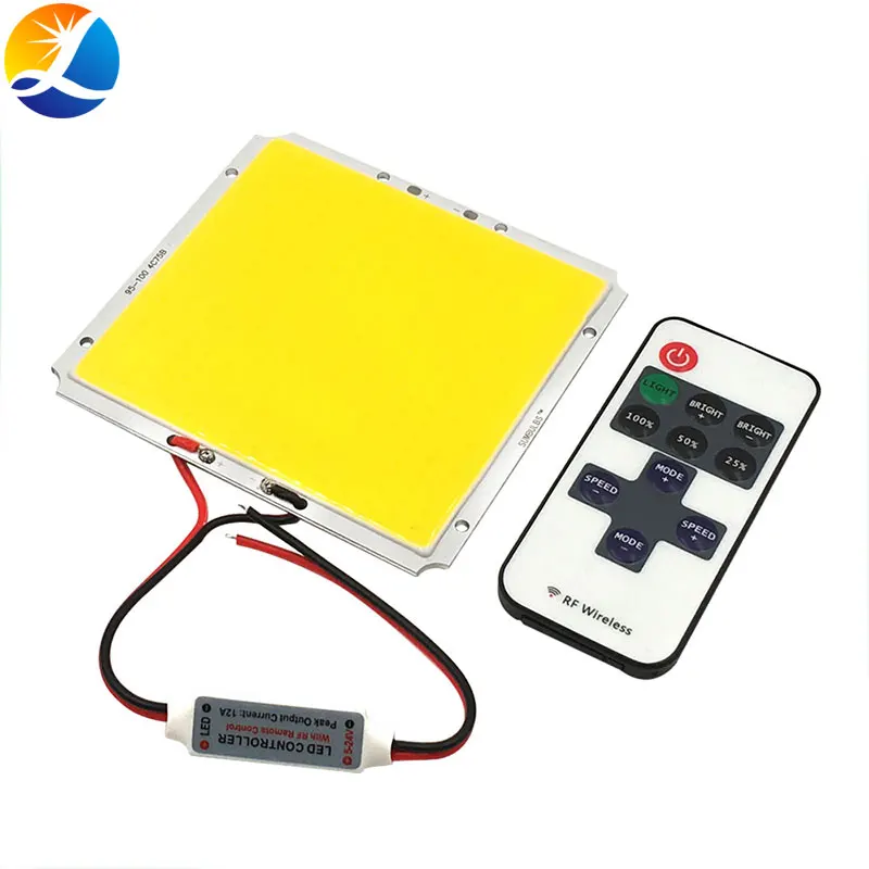 Дропшиппинг 100x95 мм 12V 50W Светодиодный Панель светильник COB фонарь контроллер