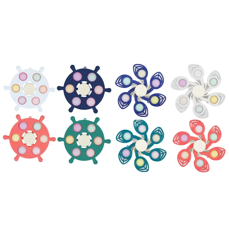 

Игрушка Decom press ing Радужная пресс-доска для пальцев пузырьковая пластина для расслабления