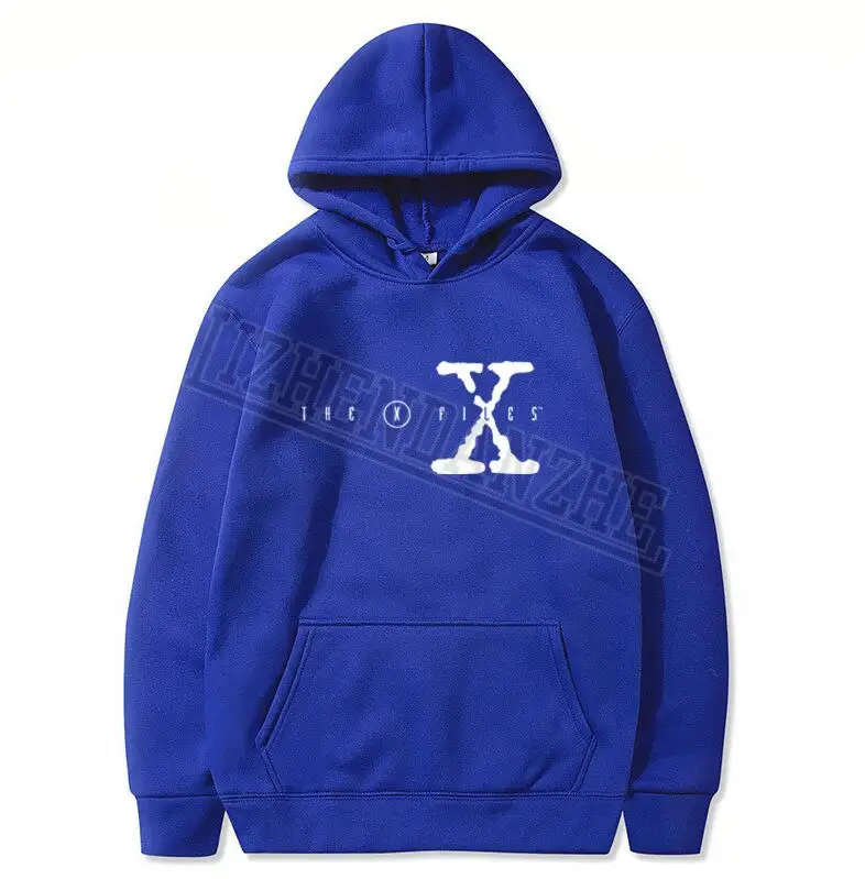 Мужские худи с логотипом сериала The X повседневные толстовки капюшоном на весну и