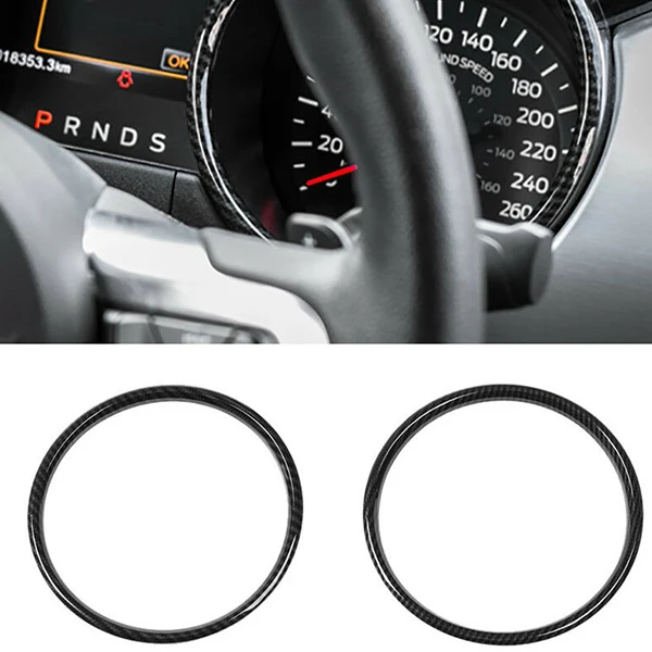 ABS автомобиля углеродного волокна приборной панели украшения кольцо отделка