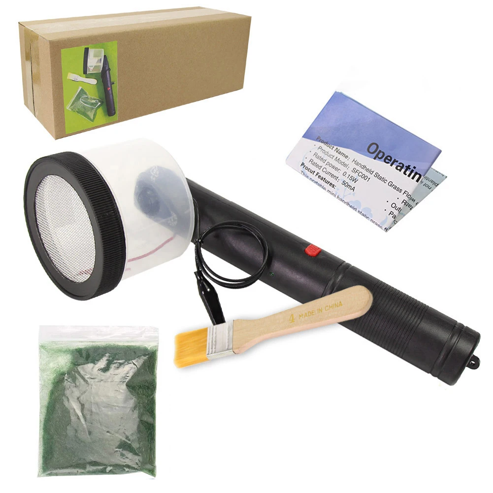 Мини Трава мастер железнодорожной модели электростатического трава