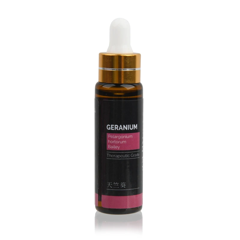 

10ml Geranium Pure Essential Oils For Aromatherapy Fragrance Lamp Relieve Stress Purify air Massage Essential Oil