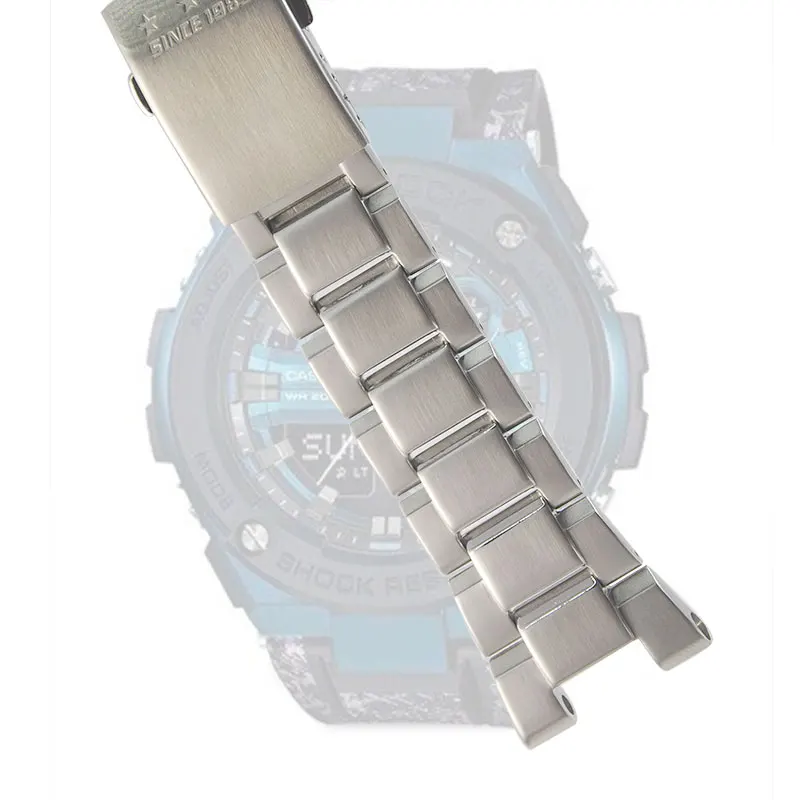 Ремешок для часов Timelee из нержавеющей стали для GST-B100/S130/W300GL/400G/W330 GST-W120L/S120/W130L/S100/S110