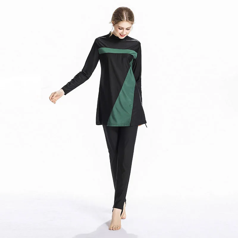 Женский скромный мусульманский костюм для плавания размера плюс хиджаб Муслима