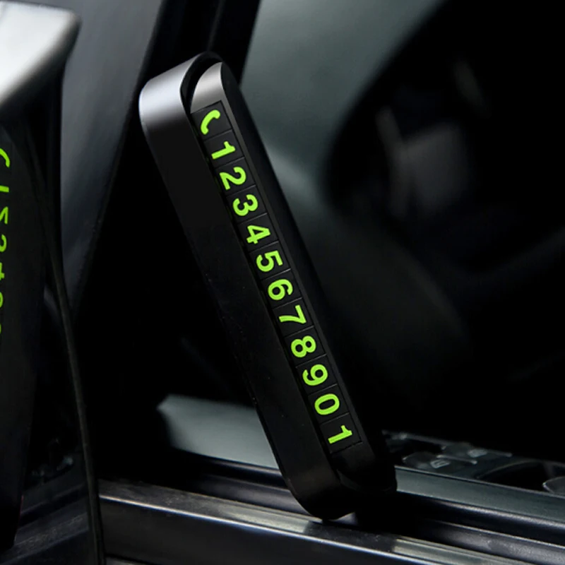 Автомобильная Временная парковочная карта номер телефона табличка для Mercedes Benz