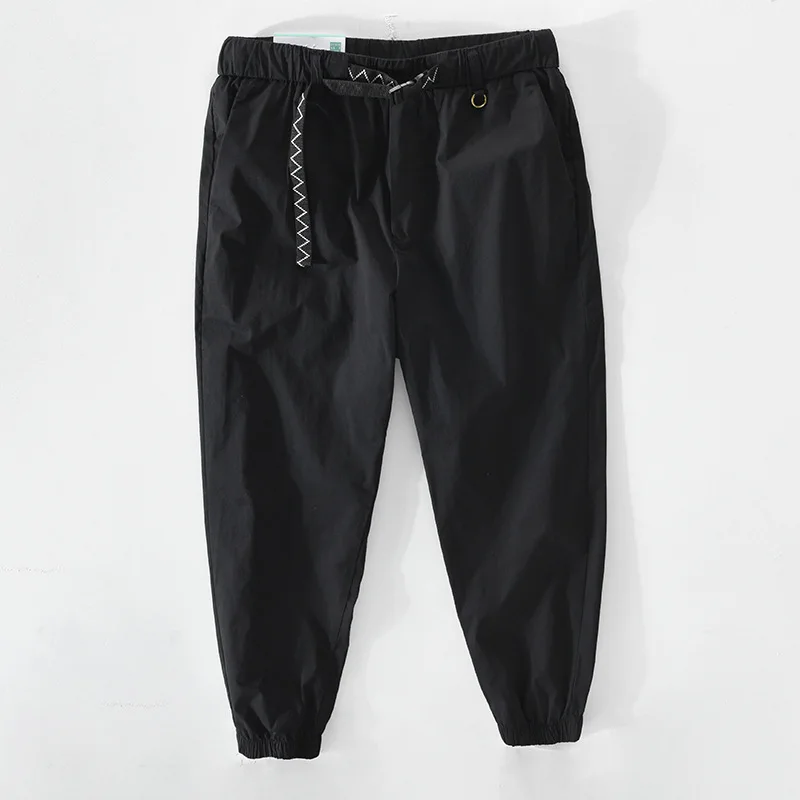 

Z357 new men's solid casual overalls in spring and summer