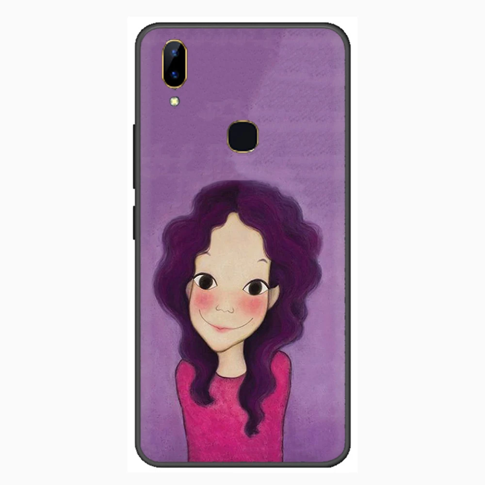 Чехол из мягкого силикона TPU для Vivo Y11 Black от YOUK SHIM WON.