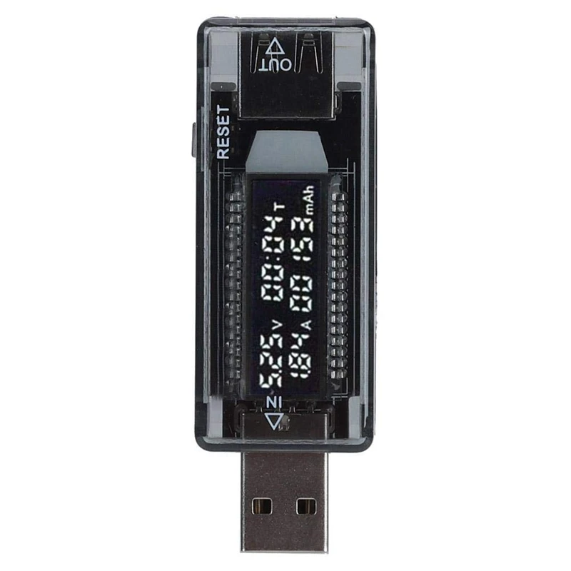 

USB тестер мощности Вольтметр Амперметр мощность/Емкость/мобильный тестер мощности для настенных зарядных устройств