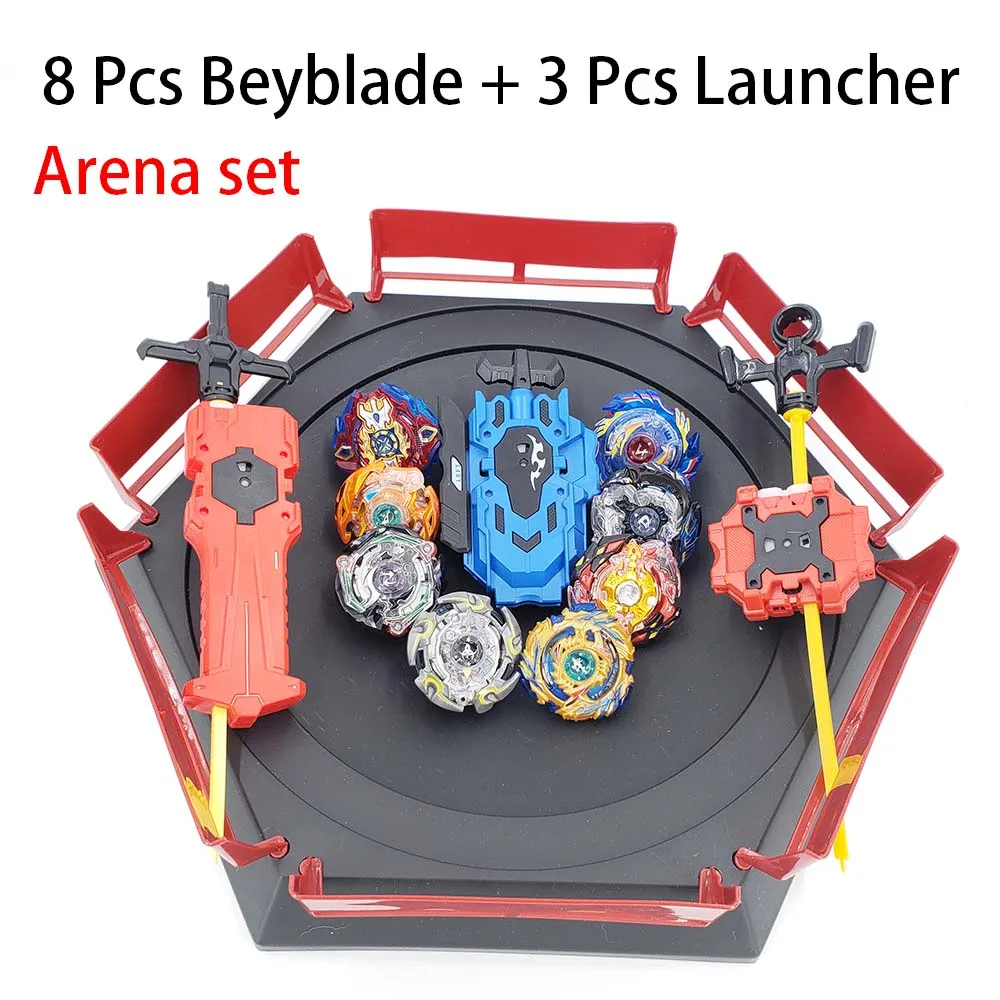 Набор пусковых установок Beyblade игрушки Арена Bayblades Toupie Металл Burst Avec Бог волчок Bey Blade лезвия игрушки - Цвет: 11-ZDP-PT-11PCS