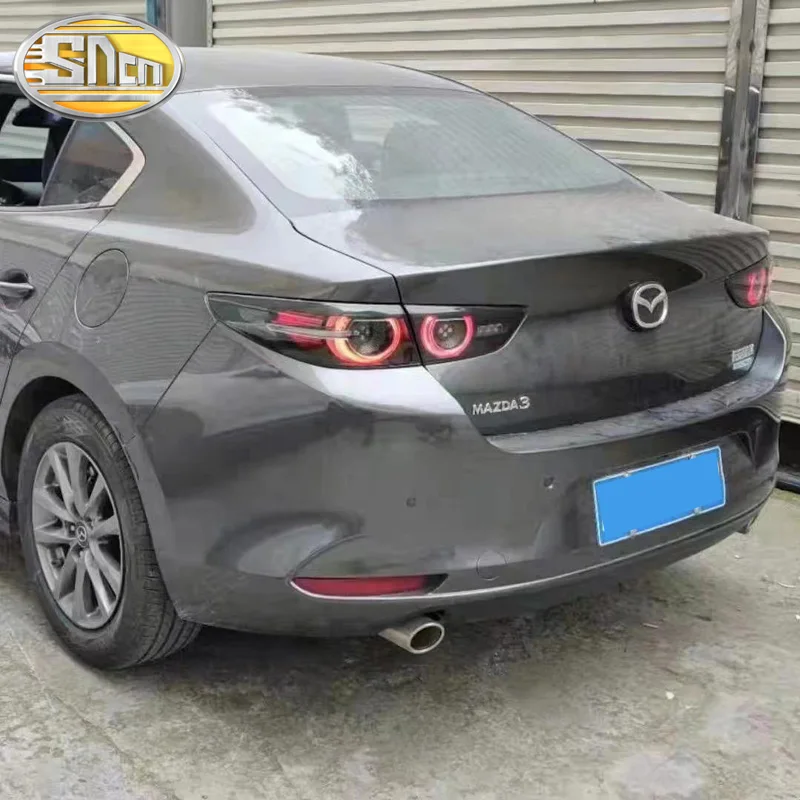 Car LED Tail Light Taillight For Mazda 3 Sedan 2019 - 2021 Rear Running + Brake Reverse Dynamic Turn Signal |