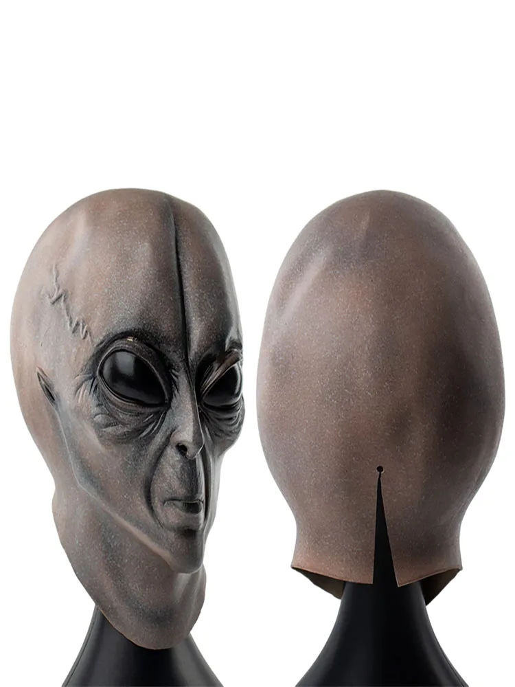 Маска на лицо с шлемом инопланетянина область 51 косплей Хэллоуин страшный