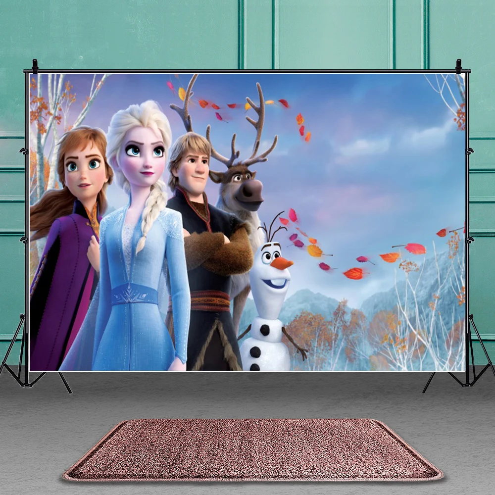 Студийный фон для вечерние съемки Disney Холодное сердце 2 | Дом и сад