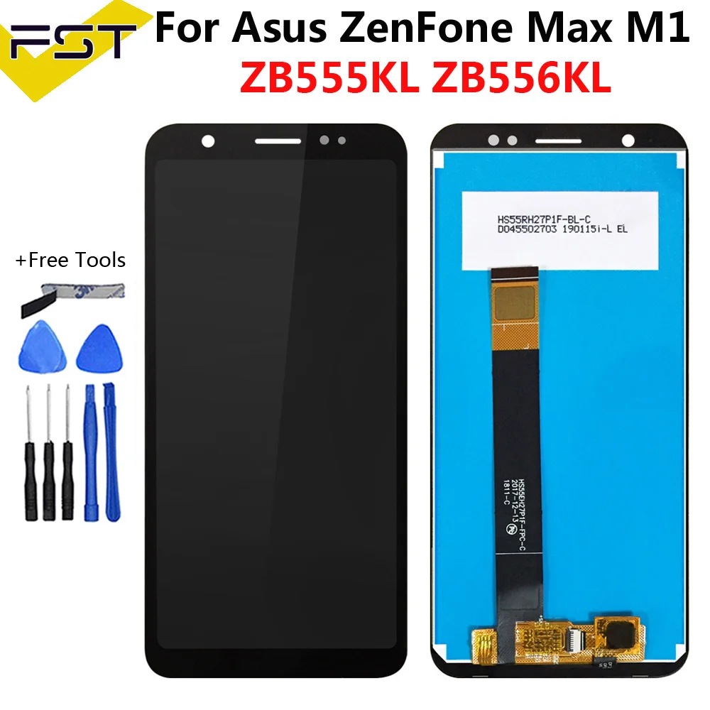 ЖК дисплей 5 дюйма для ASUS ZenFone Max M1 ZB555KL ZB556KL + дигитайзер сенсорного экрана в сборе