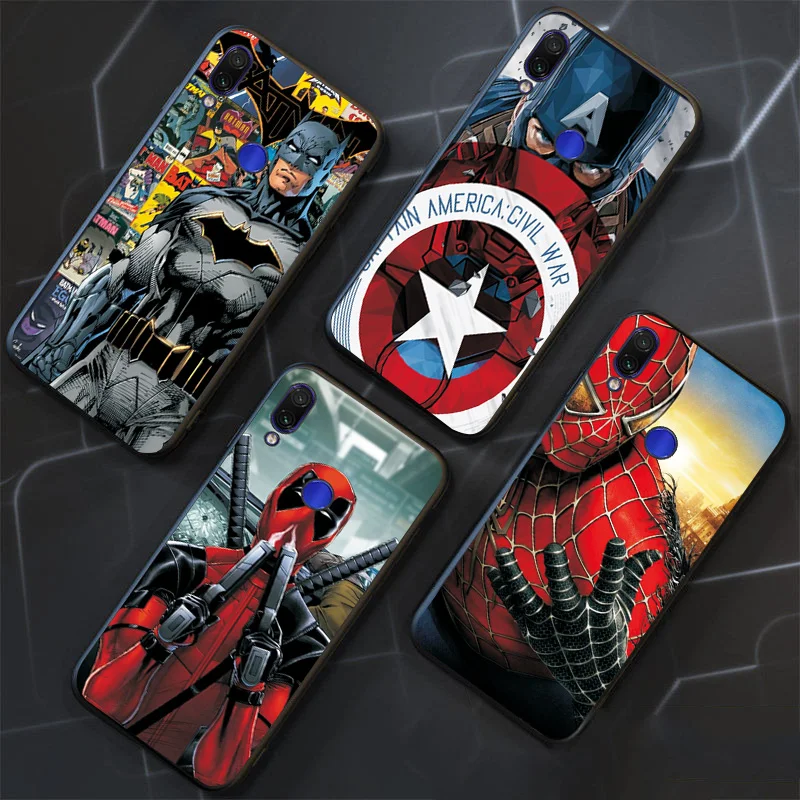 Чехол для huawei honor 8x крышка героя Marvel чехол из ТПУ для huawei Y9 Y5 Y6 Y7 чехол для телефона huawei honor 8S 8A 6X 7X 8X 9X