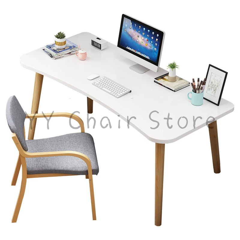 

Free Installation Simple Computer Desk Laptop Stand With Chair Comfortable Office Writing Bedside Table Study Home Furniture