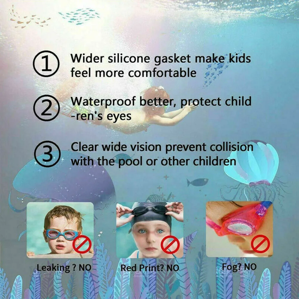 

Swimming Glasses Waterproof Anti-fog Arena Prescription Swim Eyewear Water Silicone Big Diving Goggles Uv Protect Men Women Kid