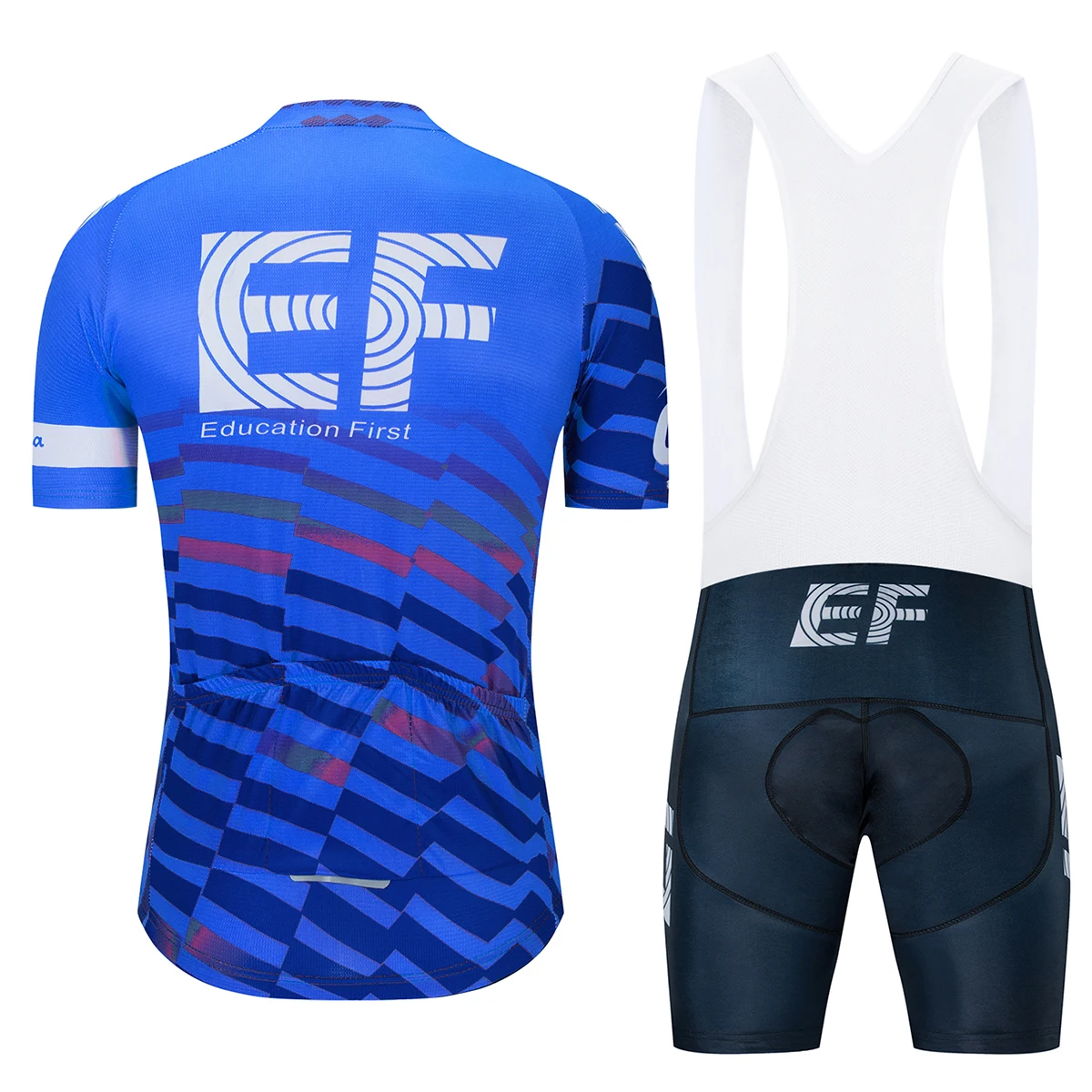 

2020 Summer EF TEAM Cycling JERSEY Quick Dry Ropa Ciclismo Mens Bicycle Clothing GEL Breathable Pad Bib Short Sets Woman Men