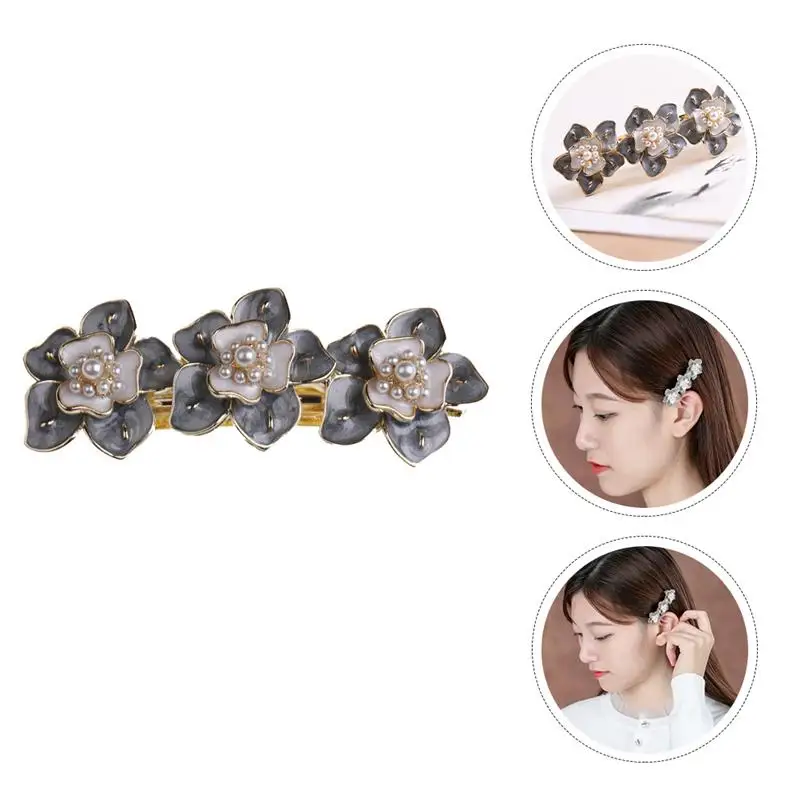 

1pc Hair Clip Fine Good Durable Flower Hair Clip Fashionable Hair Clamp Hair Accessory