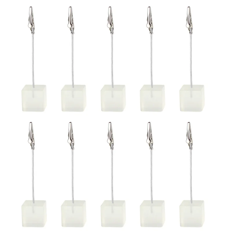 10 шт. кубическая проволока камедиевая основа памятная Фотография держатель