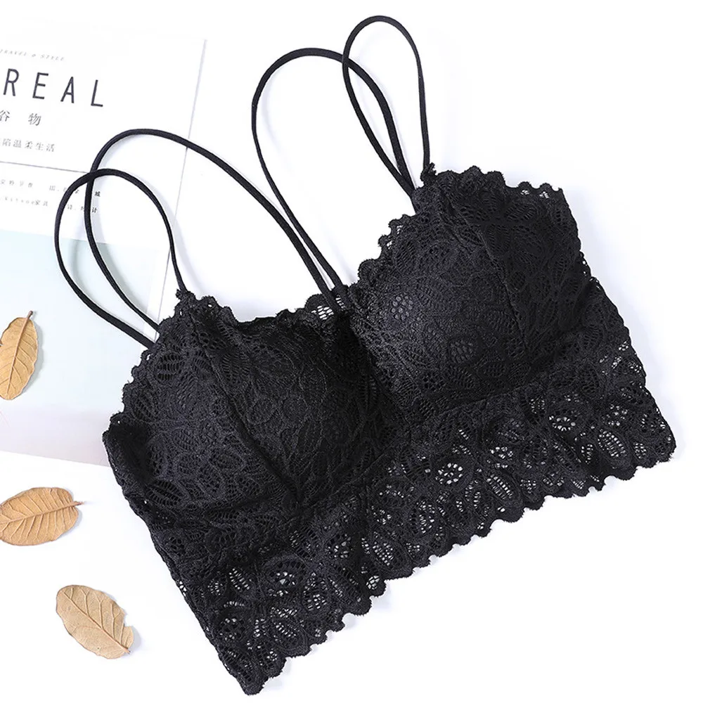 Кружевной беспроводной мягкий дышащий бюстгальтер tenue сексуальный femme brallette