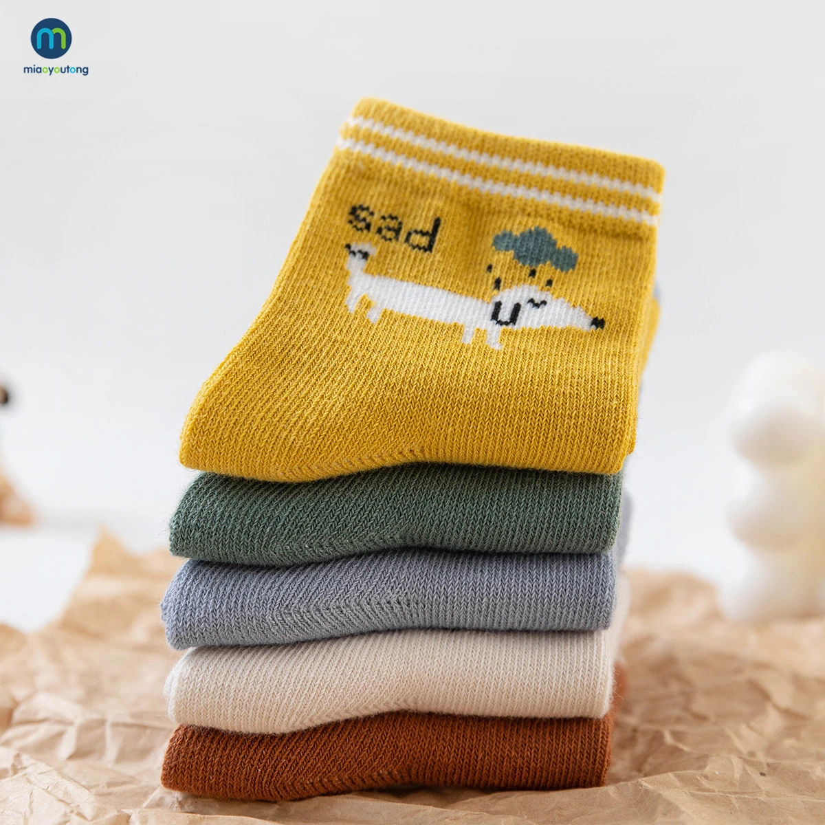 10 Pcs/Lot Baby Boys Winter Socks Cartoon Animail Kids Spring Autumn Cotton Breathable Keep Warm Socks For Children Miaoyoutong