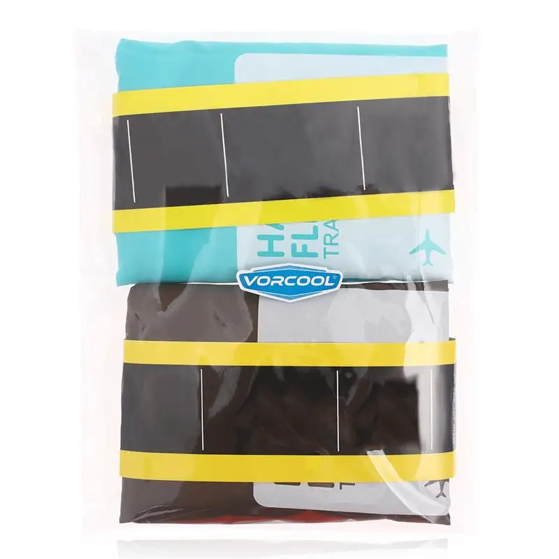

VORCOOL 8Pcs Waterproof Nylon Drawstring Bag Travel Cord Bag Makeup Clothes Storage Packing Bag for Outdoor Traveling