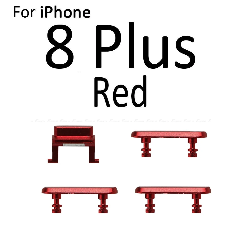Боковая кнопка для iPhone 8 Plus SE 2020 включения и выключения громкости бесшумный