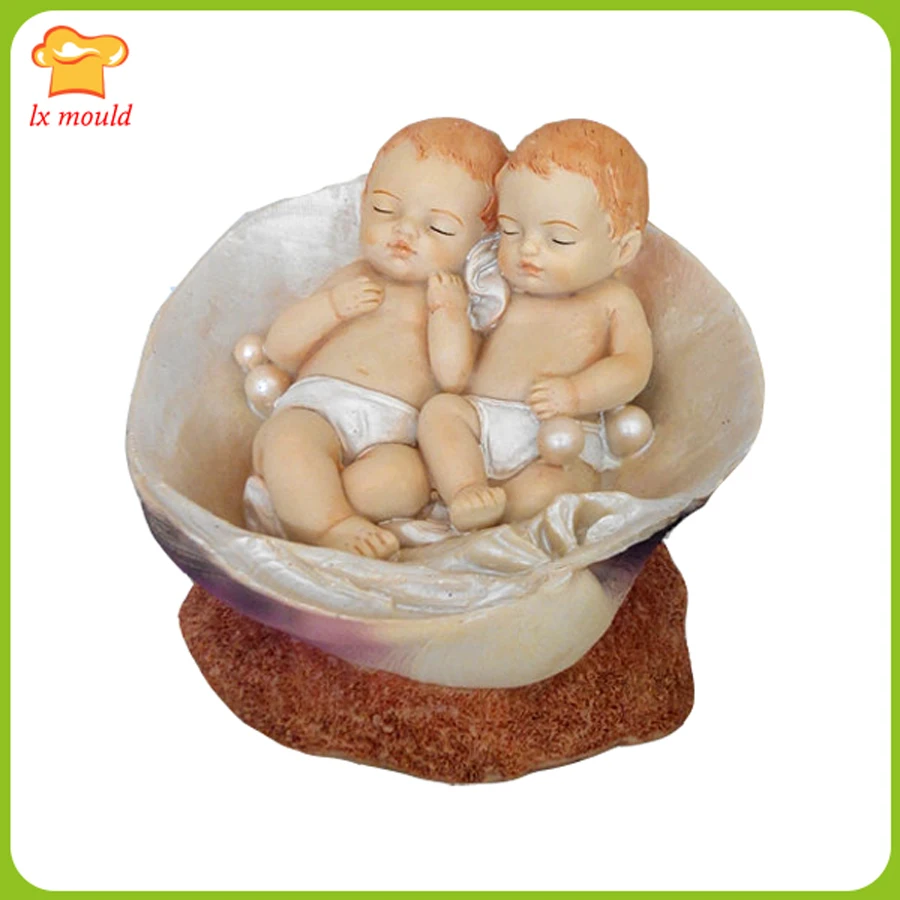 Силиконовая форма для куклы LX MOLD Sea Shell гипсовая смола свеча мыло силиконовая