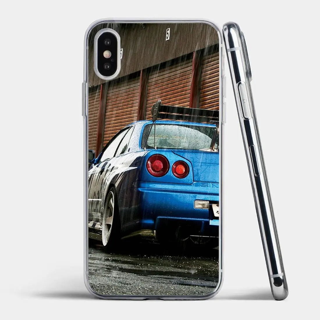 Luxury Car Nissan GTR For HTC U11 U12 One M7 M8 M9 M10 A9 X9 E9 Plus Desire 530 626 628 630 816 820 Transparent Soft Cases Cover images - 6
